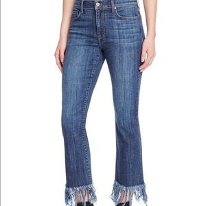 Pistola Dark Wash Fringe Jeans